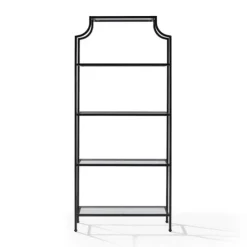 Kirkland's Home Oil-Rubbed Bronze 4-Tier Glass Ashlee Etagere- Cabinets & Sideboards