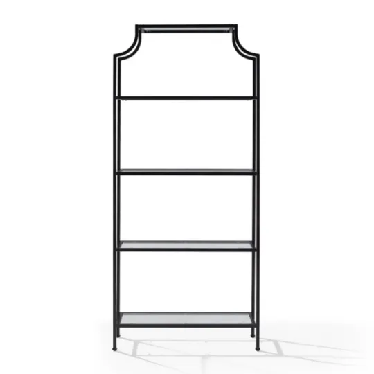 Kirkland's Home Oil-Rubbed Bronze 4-Tier Glass Ashlee Etagere- Cabinets & Sideboards