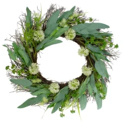 Kirkland's Home Olive Branch And Flower Buds Spiral Wreath- Wreaths