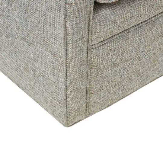 Kirkland's Home Olivia Oatmeal Swivel Accent Chair- Accent Chairs