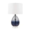 Kirkland's Home Ombre Blue Glass Teardrop Table Lamp- Table Lamps
