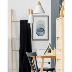 Kirkland's Home Ombre Overlapping Circles Giclee Framed Art Print- Framed Art