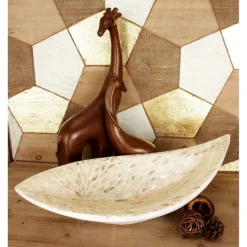 Kirkland's Home Opalescent Mussel Shell Inlay Bowl- Decorative Bowls & Jars