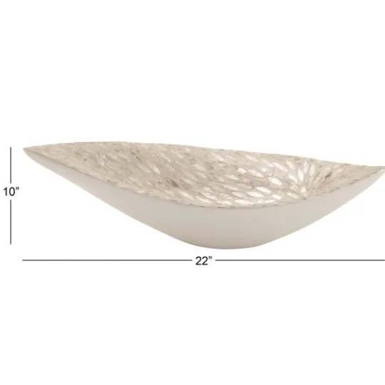 Kirkland's Home Opalescent Mussel Shell Inlay Bowl- Decorative Bowls & Jars