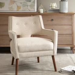 Kirkland's Home Open Back Mid-Century Modern Nicoli Armchair- Accent Chairs