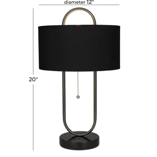Kirkland's Home Open Metal Loop Table Lamp- Table Lamps