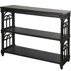Kirkland's Home Open Shelf Cathedral Ends Console Table- Entryway Furniture