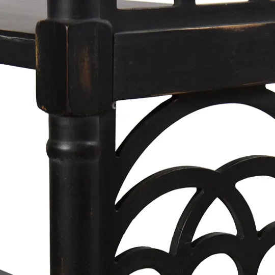 Kirkland's Home Open Shelf Cathedral Ends Console Table- Entryway Furniture