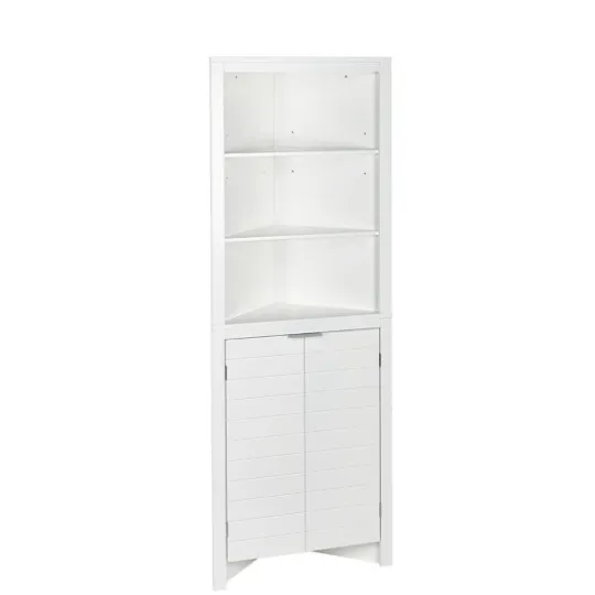 Kirkland's Home Open Shelf Corner Cabinet- Cabinets & Sideboards