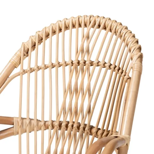 Kirkland's Home Open Woven Rattan Accent Chair- Accent Chairs