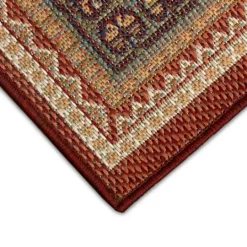 Kirkland's Home Orange Diamond Nile Indoor/Outdoor Area Rug, 4X7- Outdoor Rugs