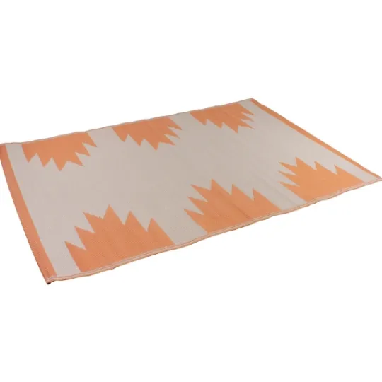 Kirkland's Home Orange Geometric Outdoor Area Rug, 4X6- Outdoor Rugs
