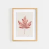 Kirkland's Home Orange Maple Leaf Framed Art Print- Framed Art