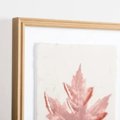 Kirkland's Home Orange Maple Leaf Framed Art Print- Framed Art