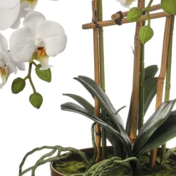Kirkland's Home Orchid Arrangement In Gold Pot, 25 In.- Arrangements & Greenery