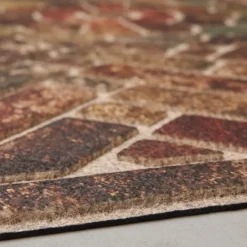 Kirkland's Home Ornamental Brick Entry Doormat- Doormats