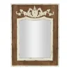 Kirkland's Home Ornate Antique White Wood Wall Mirror- Decorative Mirrors