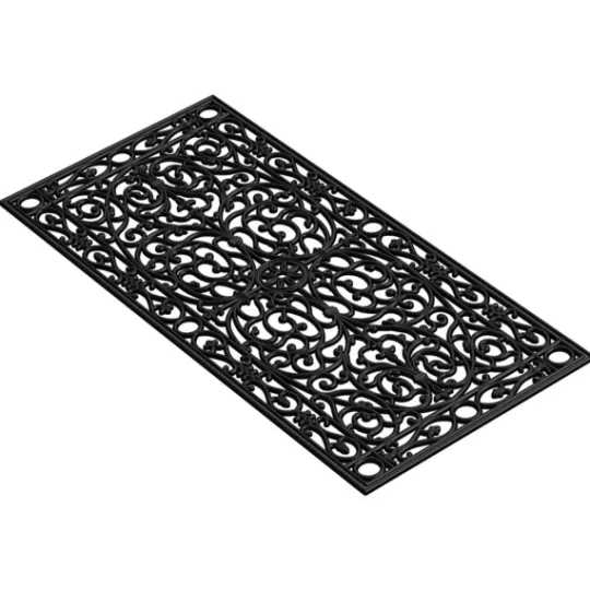 Kirkland's Home Ornate Art Deco Rubber Doormat, 48X22 In.- Doormats
