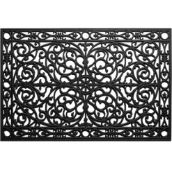 Kirkland's Home Ornate Art Deco Rubber Doormat, 36X24 In.- Doormats