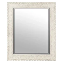 Kirkland's Home Ornate Distressed Cream Mirror, 28.75X34.75 In.- Framed Mirrors