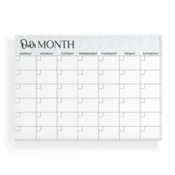 Kirkland's Home Our Month Acrylic Dry Erase Board- Wall Storage