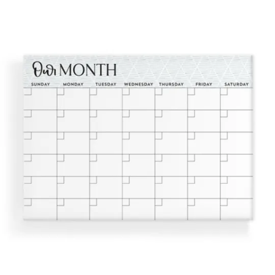 Kirkland's Home Our Month Acrylic Dry Erase Board- Wall Storage