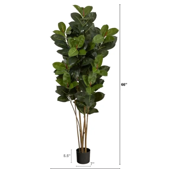 Kirkland's Home Outdoor Oak Tree In Black Nursery Planter- Trees & Topiaries