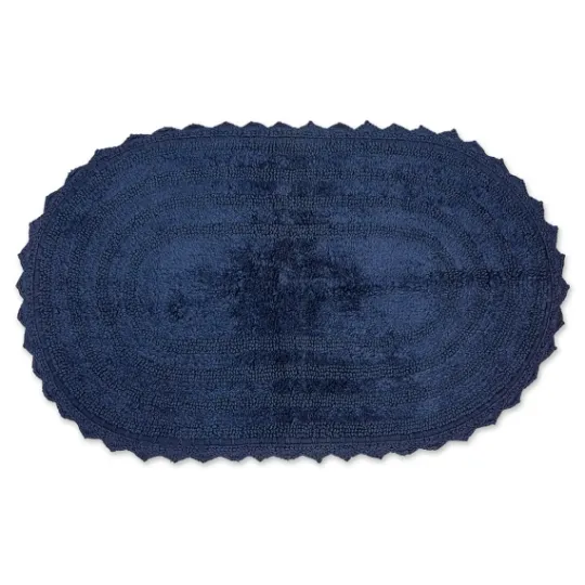 Kirkland's Home Oval French Crochet Bath Mat- Bathroom Rugs