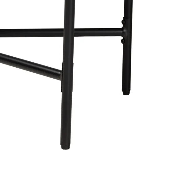 Kirkland's Home Oval Light Wood X Base Console Table- Console Tables