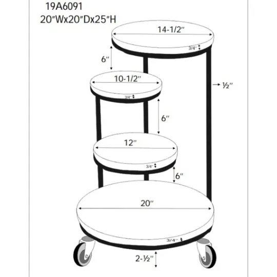 Kirkland's Home Overlapping Acacia Wood Side Table- Accent & End Tables
