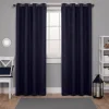 Kirkland's Home Oxford Navy Thermal Curtain Panel Set, 84 In.- Curtains & Drapes