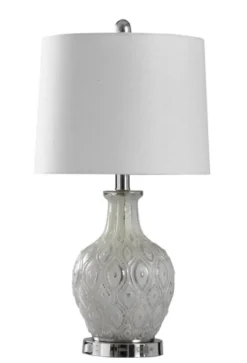 Kirkland's Home Painted Mercury Glass Table Lamp- Table Lamps