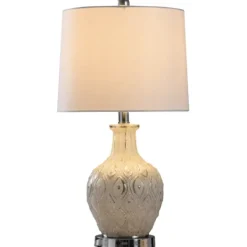 Kirkland's Home Painted Mercury Glass Table Lamp- Table Lamps