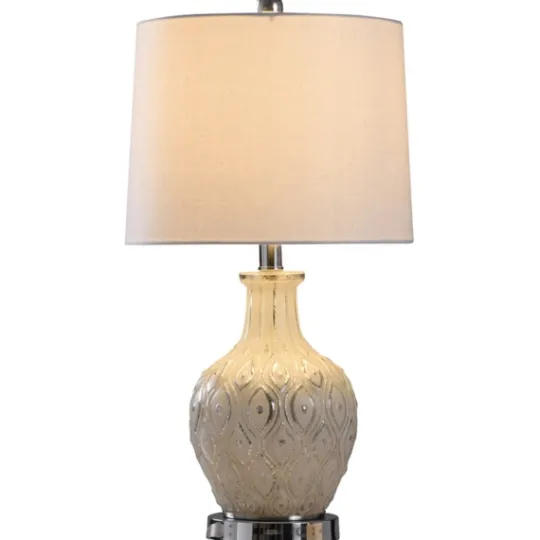 Kirkland's Home Painted Mercury Glass Table Lamp- Table Lamps
