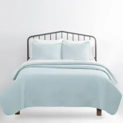 Kirkland's Home Pale Herring 3-Pc. Queen Quilted Coverlet Set- Bedspreads & Coverlets