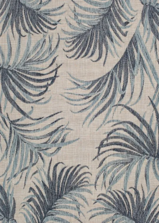 Kirkland's Home Palm Fronds Lava Indoor/Outdoor Area Rug, 5X7- Outdoor Rugs