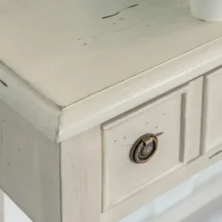 Kirkland's Home Paloma Cream 4-Drawer Console Table- Console Tables