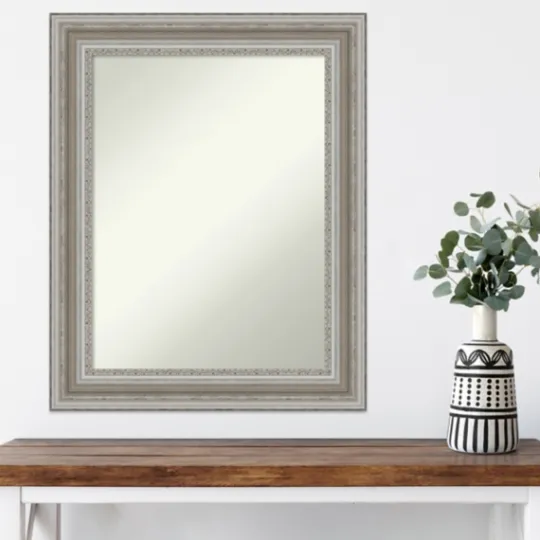 Kirkland's Home Parlor Silver Framed Wall Mirror- Decorative Mirrors