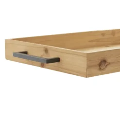Kirkland's Home Parquet Fir Wood Decorative Tray- Decorative Trays
