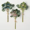Kirkland's Home Pastel Berry And Eucalyptus Stems, Set Of 3- Stems & Bouquets