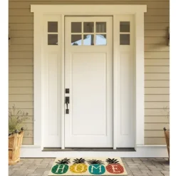 Kirkland's Home Patterned Pineapples Home Coir Doormat- Doormats
