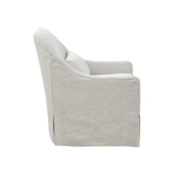 Kirkland's Home Patterned Upholstered Swivel Glider Chair- Accent Chairs