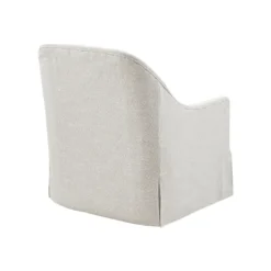 Kirkland's Home Patterned Upholstered Swivel Glider Chair- Accent Chairs