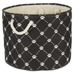 Kirkland's Home Paw Trellis Round Basket, 15 In.- Baskets & Boxes