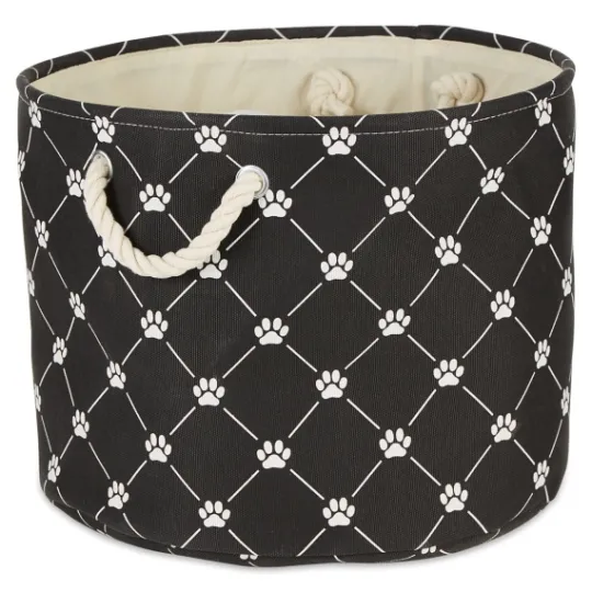 Kirkland's Home Paw Trellis Round Basket, 15 In.- Baskets & Boxes
