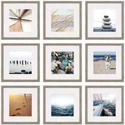 Kirkland's Home 9-Pc. Gallery Wall Picture Frame Set, 8X8- Gallery Wall Frames