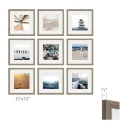Kirkland's Home 9-Pc. Gallery Wall Picture Frame Set, 8X8- Gallery Wall Frames