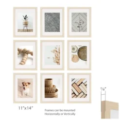 Kirkland's Home 9-Pc. Gallery Wall Picture Frame Set, 8X10- Gallery Wall Frames