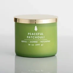 Kirkland's Home Peaceful Patchouli Triple Wick Jar Candle- Candles
