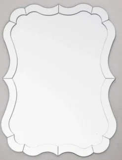 Kirkland's Home Perfect Symmetry Scalloped Mirror- Decorative Mirrors
